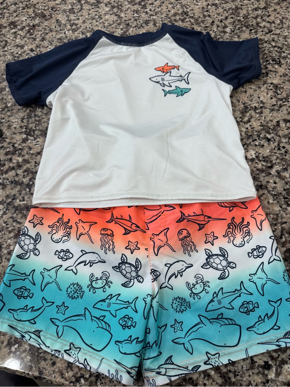 Jumping Beans Boy’s Rashguard Bundle 3 piece